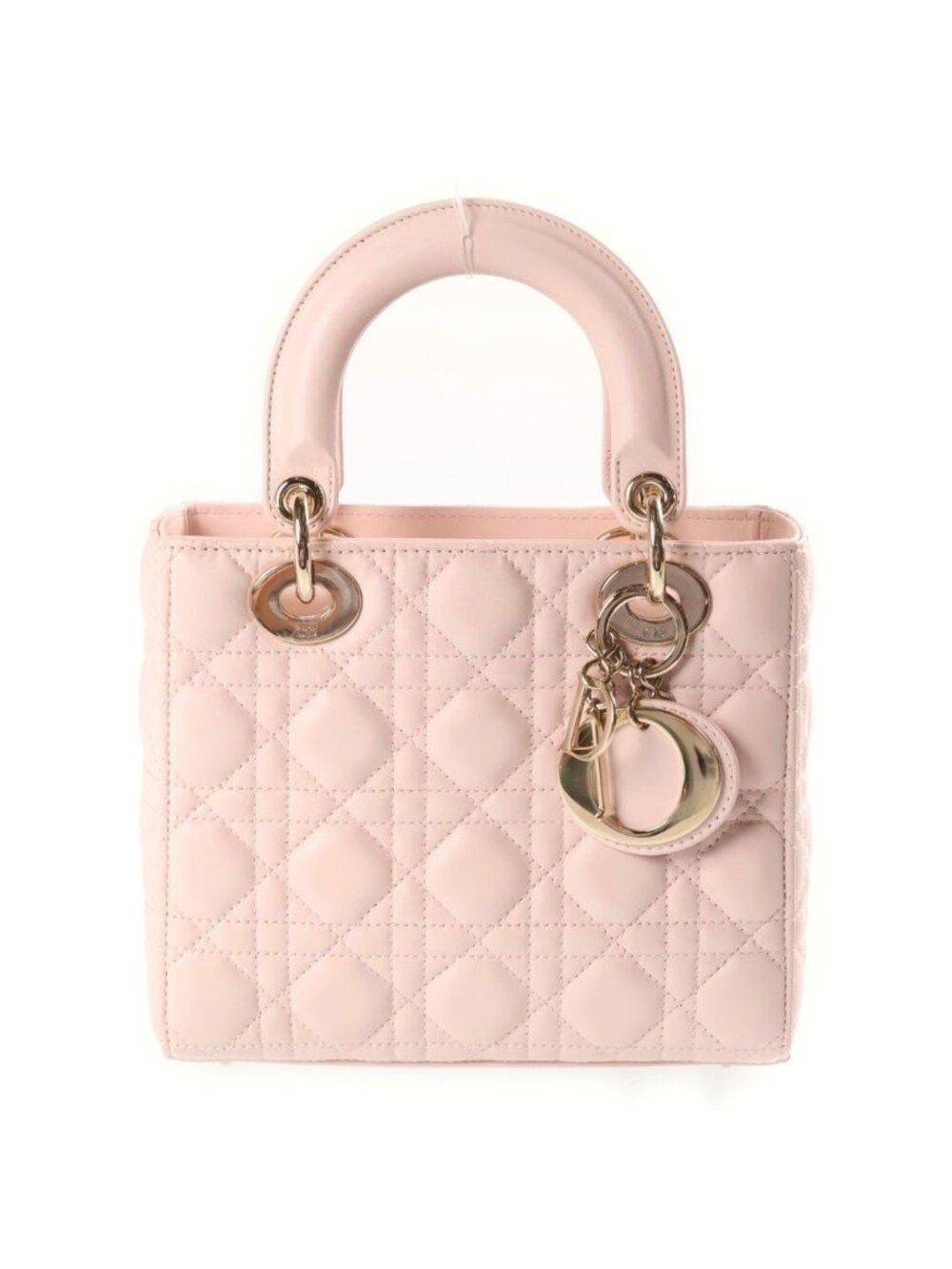 Dior My Abcdior My 2-Way Shoulder Bag Light Pink Leather Gold